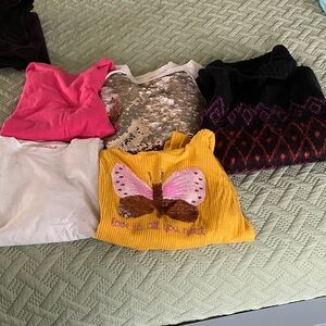 Bundle 5pc Girls tops